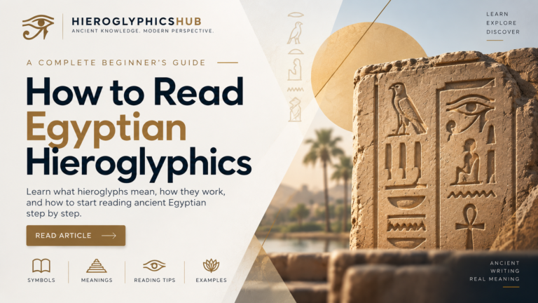 egyptian hieroglyphics reading guide